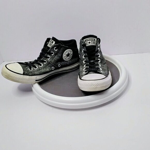 Converse All Star Womens High Top Sneakers Size 7.5 US / 5.5 UK Black & White Ca - Picture 2 of 7
